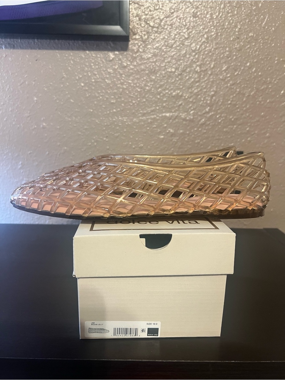 Dolce Vita Jam Mocha Jelly Flats